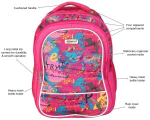 Compass backpack 6002 pink features