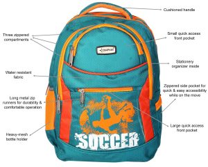 Compass backpack 6012 green features